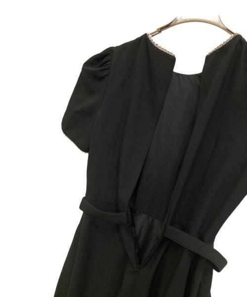 nissa（ニッサ）NISSA (ニッサ) パールワンピース ブラック サイズ:42の古着・服飾アイテム