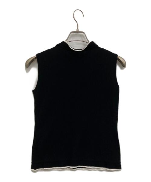 FOXEY（フォクシー）FOXEY (フォクシー) ノースリーブニット ブラック サイズ:38の古着・服飾アイテム