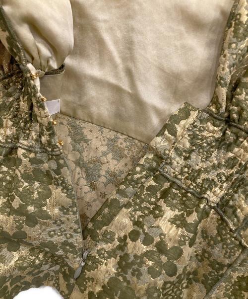 BLAMINK（ブラミンク）BLAMINK (ブラミンク) フラワージャガードビスチェ イエロー サイズ:36の古着・服飾アイテム