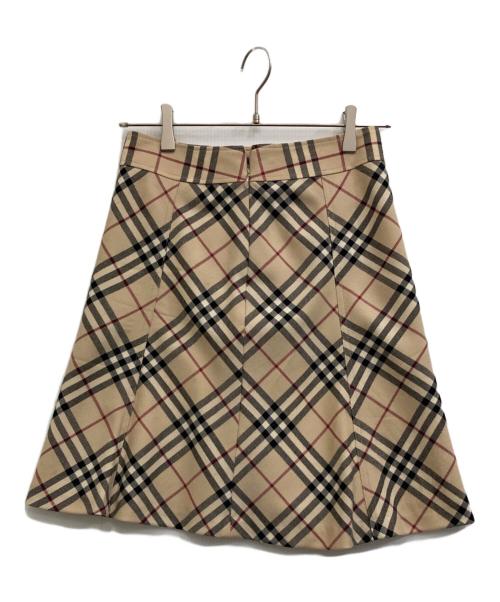 BURBERRY LONDON（バーバリーロンドン）BURBERRY LONDON (バーバリーロンドン) ノヴァチェックスカート ブラウン サイズ:34の古着・服飾アイテム