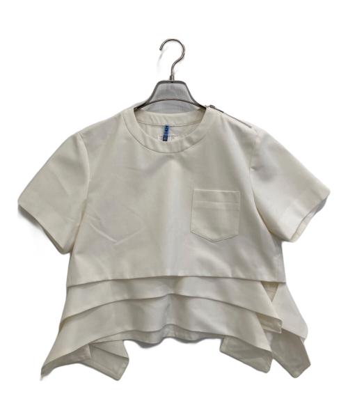 sacai（サカイ）sacai (サカイ) Suiting Pullover ホワイト サイズ:1の古着・服飾アイテム