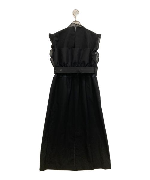 sacai（サカイ）sacai (サカイ) 22AW Sutiting Mix Dress ブラック サイズ:1の古着・服飾アイテム