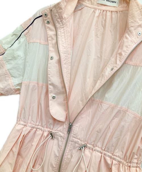 Lily Brown（リリーブラウン）Lily Brown (リリーブラウン) トラックジャンパーワンピース ピンク サイズ:Fの古着・服飾アイテム