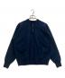 A.PRESSE（アプレッセ）の古着「Vintage Half Zip Rib Collar Sweatshirt」｜ネイビー
