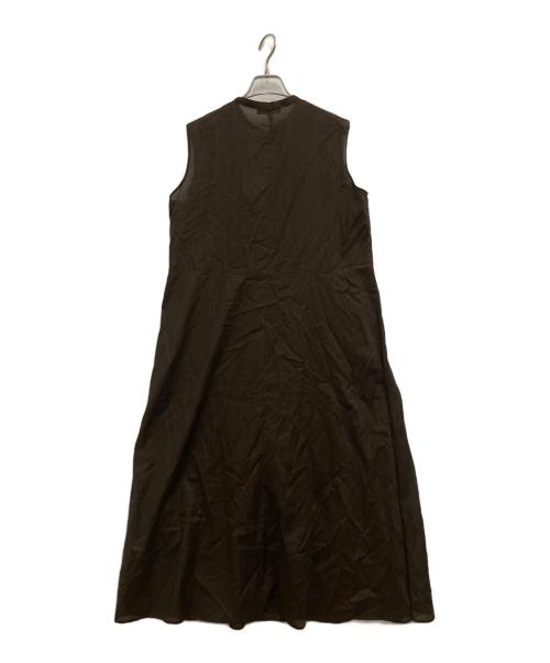UNTITLED（アンタイトル）UNTITLED (アンタイトル) コットンピンタックワンピース ブラウン サイズ:3の古着・服飾アイテム