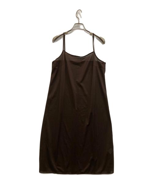 UNTITLED（アンタイトル）UNTITLED (アンタイトル) コットンピンタックワンピース ブラウン サイズ:3の古着・服飾アイテム