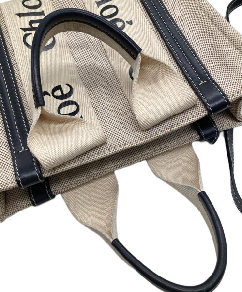 Chloe（クロエ）Chloe (クロエ) Woody Mini Tote Bag ベージュの古着・服飾アイテム
