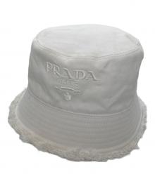 PRADA（プラダ）の古着「バケットハット」｜ホワイト