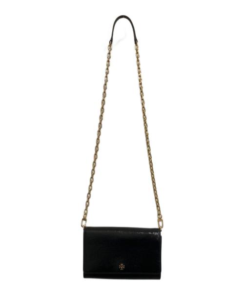 TORY BURCH（トリーバーチ）TORY BURCH (トリーバーチ) チェーンショルダーウォレット ブラックの古着・服飾アイテム