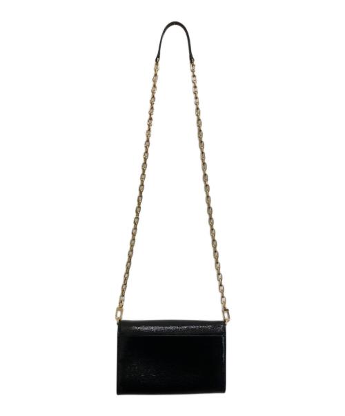 TORY BURCH（トリーバーチ）TORY BURCH (トリーバーチ) チェーンショルダーウォレット ブラックの古着・服飾アイテム
