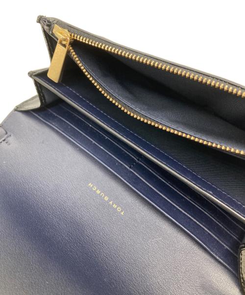 TORY BURCH（トリーバーチ）TORY BURCH (トリーバーチ) チェーンショルダーウォレット ブラックの古着・服飾アイテム