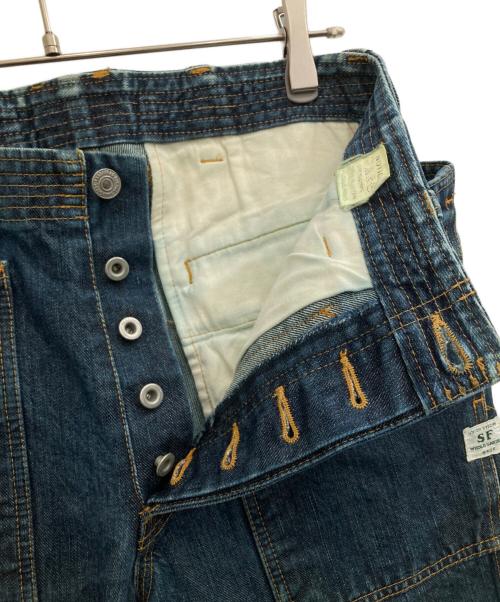 SASSAFRAS（ササフラス）SASSAFRAS (ササフラス) FALL LEAF PANTS インディゴ サイズ:Sの古着・服飾アイテム