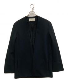 TODAYFUL（トゥデイフル）の古着「Collarless Twill JK」｜ネイビー