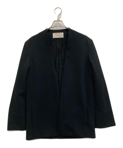 TODAYFUL（トゥデイフル）TODAYFUL (トゥデイフル) Collarless Twill JK ネイビー サイズ:38の古着・服飾アイテム