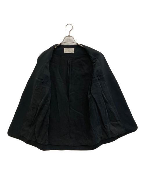 TODAYFUL（トゥデイフル）TODAYFUL (トゥデイフル) Collarless Twill JK ネイビー サイズ:38の古着・服飾アイテム