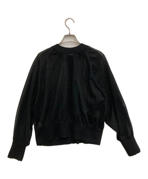 Adam et Rope（アダム エ ロペ）Adam et Rope (アダム エ ロペ) ニットカーディガン ブラック サイズ:FREEの古着・服飾アイテム