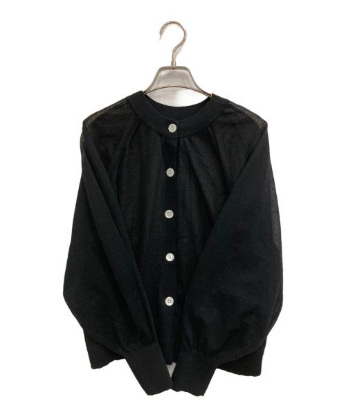 Adam et Rope（アダム エ ロペ）Adam et Rope (アダム エ ロペ) ニットカーディガン ブラック サイズ:FREEの古着・服飾アイテム