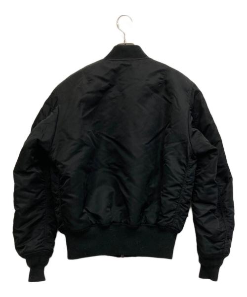 ALPHA INDUSTRIES（アルファインダストリーズ）ALPHA INDUSTRIES (アルファインダストリーズ) MA-1 フライトジャケット ブラック サイズ:Mの古着・服飾アイテム