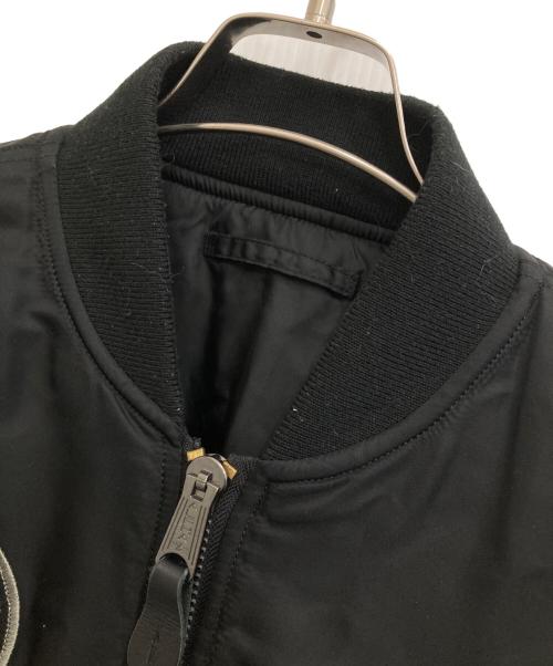 ALPHA INDUSTRIES（アルファインダストリーズ）ALPHA INDUSTRIES (アルファインダストリーズ) MA-1 フライトジャケット ブラック サイズ:Mの古着・服飾アイテム