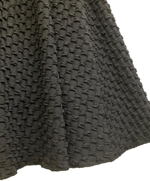 CADUNE（カデュネ）CADUNE (カデュネ) ラウンドカットロングスカート ブラック サイズ:36の古着・服飾アイテム