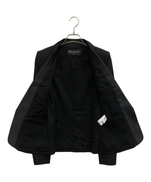 BALMAIN（バルマン）BALMAIN (バルマン) タキシードジャケット ブラック サイズ:36の古着・服飾アイテム