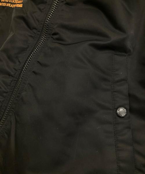 AVIREX（アヴィレックス）AVIREX (アヴィレックス) フライトジャケット ブラック サイズ:Lの古着・服飾アイテム