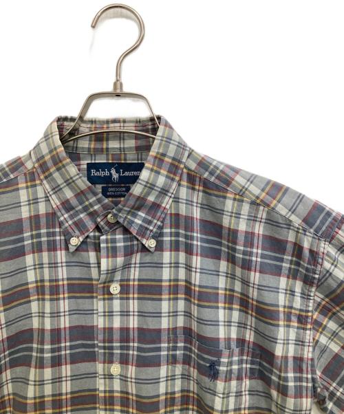 RALPH LAUREN（ラルフローレン）RALPH LAUREN (ラルフローレン) 半袖シャツ グレー サイズ:Ｍの古着・服飾アイテム