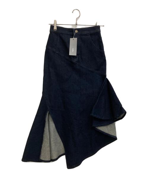 sheller（シェリエ）sheller (シェリエ) マーメイドデニムスカート インディゴ サイズ:Sの古着・服飾アイテム