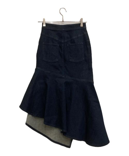 sheller（シェリエ）sheller (シェリエ) マーメイドデニムスカート インディゴ サイズ:Sの古着・服飾アイテム