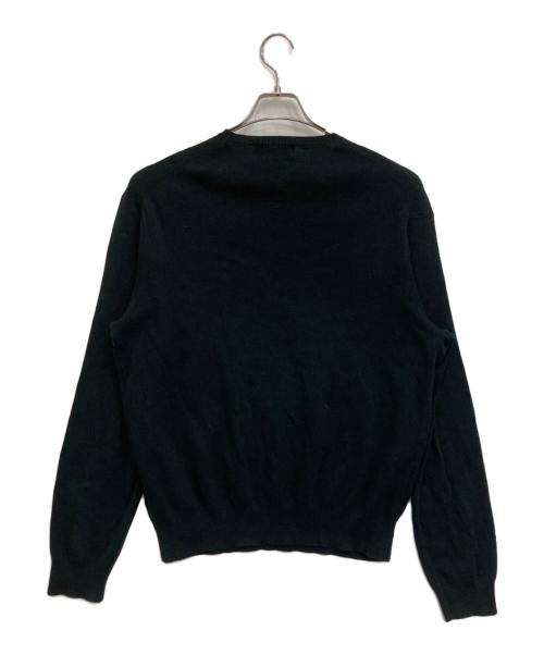 POLO RALPH LAUREN（ポロ・ラルフローレン）POLO RALPH LAUREN (ポロ・ラルフローレン) Vネックニット ブラック サイズ:Lの古着・服飾アイテム
