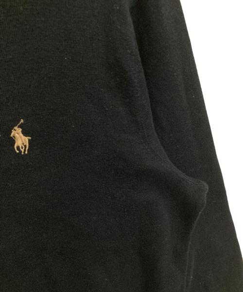 POLO RALPH LAUREN（ポロ・ラルフローレン）POLO RALPH LAUREN (ポロ・ラルフローレン) Vネックニット ブラック サイズ:Lの古着・服飾アイテム