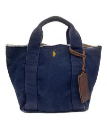POLO RALPH LAUREN（ポロ・ラルフローレン）の古着「デニムトートバッグ」｜インディゴ
