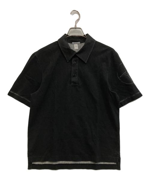 STONE ISLAND（ストーンアイランド）STONE ISLAND (ストーンアイランド) コンパスロゴポロシャツ グレー サイズ:Sの古着・服飾アイテム