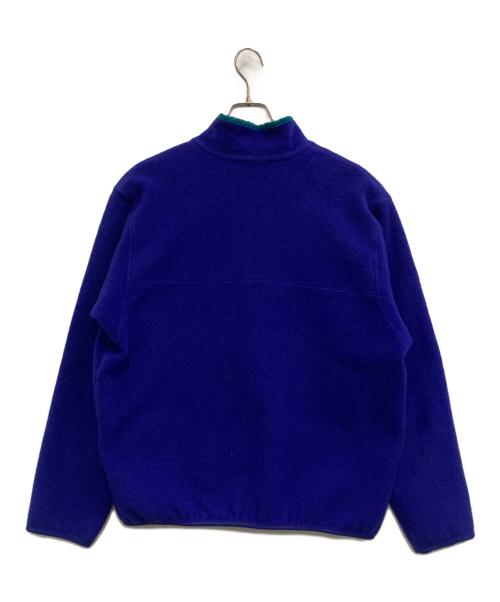 Patagonia（パタゴニア）Patagonia (パタゴニア) シンチラスナップT/フリースジャケット グリーン×ブルー サイズ:XLの古着・服飾アイテム