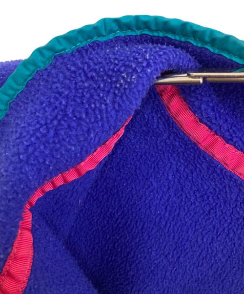 Patagonia（パタゴニア）Patagonia (パタゴニア) シンチラスナップT/フリースジャケット グリーン×ブルー サイズ:XLの古着・服飾アイテム