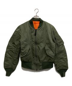 中古・古着通販】ALPHA (アルファ) MA-1 フライトジャケット オリーブ