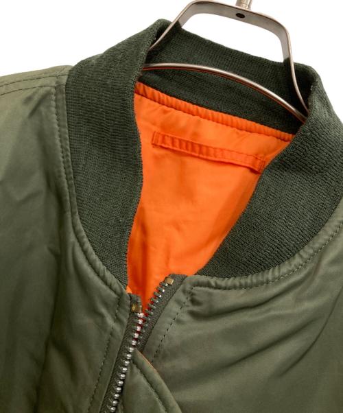 ALPHA（アルファ）ALPHA (アルファ) MA-1フライトジャケット カーキ サイズ:Sの古着・服飾アイテム