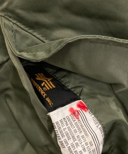 ALPHA（アルファ）ALPHA (アルファ) MA-1フライトジャケット カーキ サイズ:Sの古着・服飾アイテム