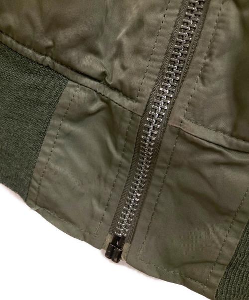 ALPHA（アルファ）ALPHA (アルファ) MA-1フライトジャケット カーキ サイズ:Sの古着・服飾アイテム