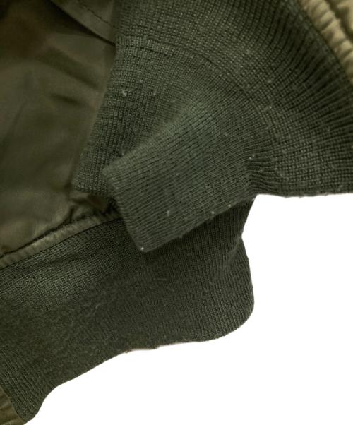 ALPHA（アルファ）ALPHA (アルファ) MA-1フライトジャケット カーキ サイズ:Sの古着・服飾アイテム