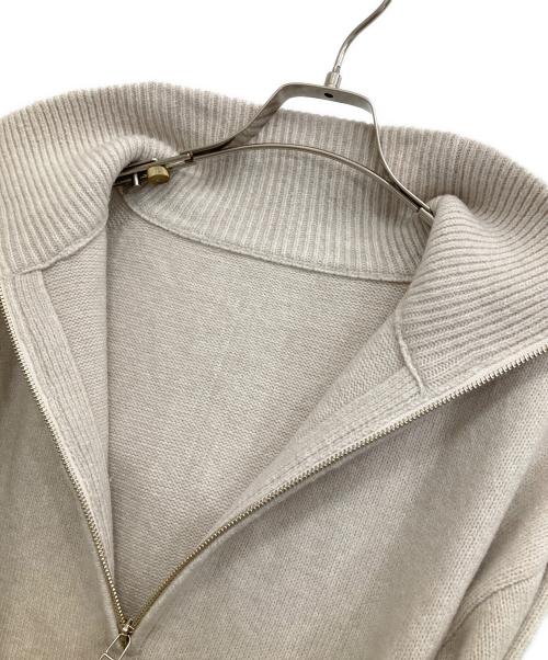 emmi（エミ）emmi (エミ) ベスト×ハーフジップニットワンピース ベージュ サイズ:1の古着・服飾アイテム