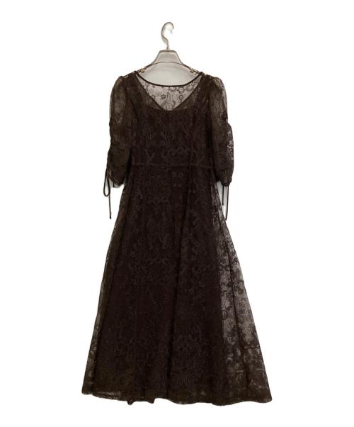 DORRY DOLL（ドリードール）Dorry Doll (ドリードール) エンブロイダリーレイヤードドレス ブラウン サイズ:M 未使用品の古着・服飾アイテム