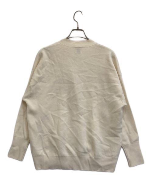 Spick and Span（スピック＆スパン）Spick and Span (スピック＆スパン) ダブルジャガード ビッグカーディガン アイボリー サイズ:-の古着・服飾アイテム