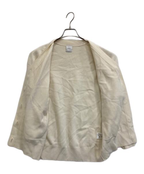 Spick and Span（スピック＆スパン）Spick and Span (スピック＆スパン) ダブルジャガード ビッグカーディガン アイボリー サイズ:-の古着・服飾アイテム