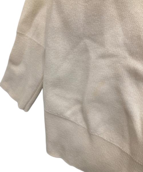 Spick and Span（スピック＆スパン）Spick and Span (スピック＆スパン) ダブルジャガード ビッグカーディガン アイボリー サイズ:-の古着・服飾アイテム