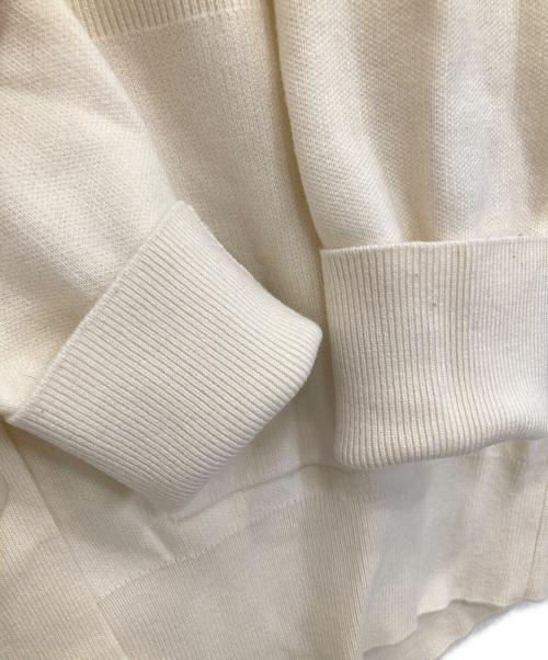 Spick and Span（スピック＆スパン）Spick and Span (スピック＆スパン) ダブルジャガード ビッグカーディガン アイボリー サイズ:-の古着・服飾アイテム