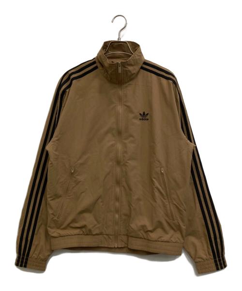 adidas（アディダス）adidas (アディダス) ファイヤーバード トラックトップ ブラウン サイズ:Lの古着・服飾アイテム