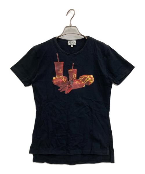 Vivienne Westwood man（ヴィヴィアン ウェストウッド マン）Vivienne Westwood man (ヴィヴィアン ウェストウッド マン) Tシャツ ブラック サイズ:44の古着・服飾アイテム