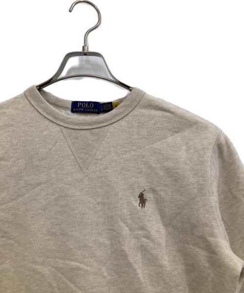 POLO RALPH LAUREN（ポロ・ラルフローレン）POLO RALPH LAUREN (ポロ・ラルフローレン) スウェット ベージュ サイズ:Sの古着・服飾アイテム