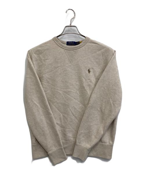 POLO RALPH LAUREN（ポロ・ラルフローレン）POLO RALPH LAUREN (ポロ・ラルフローレン) スウェット ベージュ サイズ:Sの古着・服飾アイテム